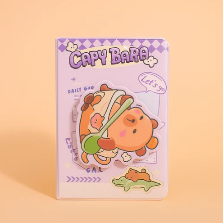 Mystic Capybara Notebook - Bathing