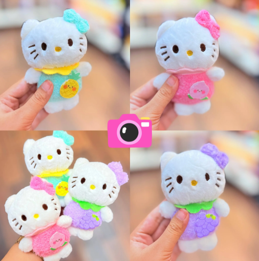 Fruit Hello Kitty Plush Bag Charm