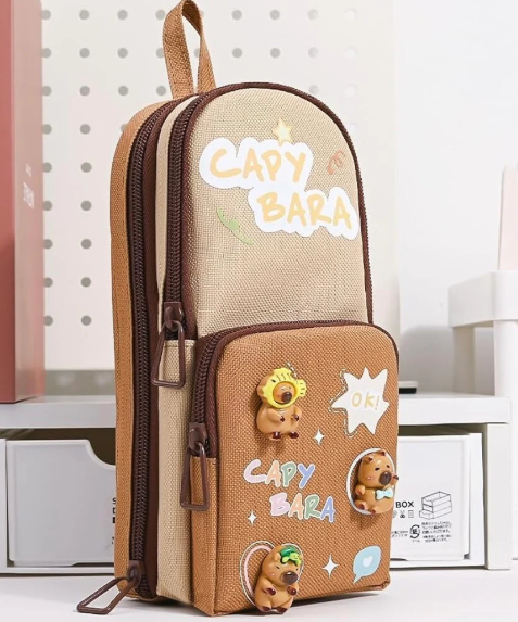 Capybara Backpack Pencil Pouch