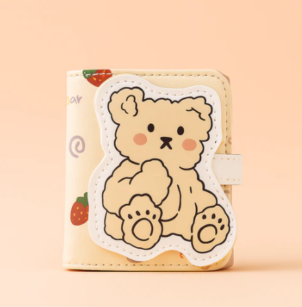 Confused Brown Bear Wallet