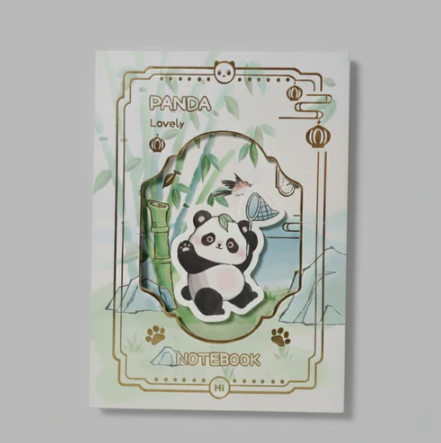 Bamboo panda notebook - Chill Mode