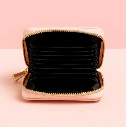 Cute Bear Beige Card Holder