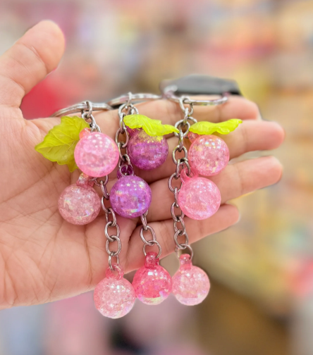 Grapes Keychain