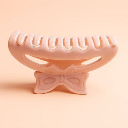 Pink Claw Clip with Butterfly