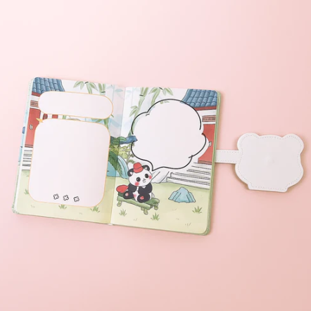 Panda Paradise Notebook - Bamboo Retreat