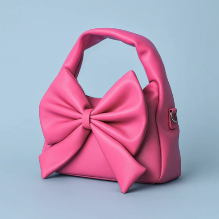 Cute Bow Sling Bag - Hot Pink