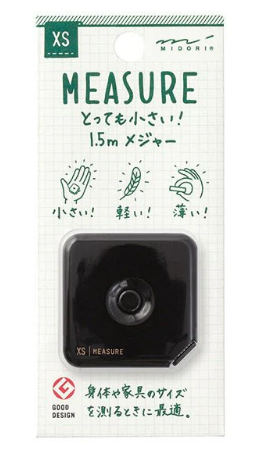 XS Measuring Tape 1.5m / MIDORI