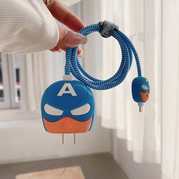 Captain America 3in1 Charger Cover
