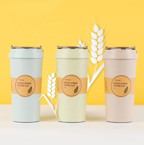 Wheat Straw Coffee Cup (400 ml)