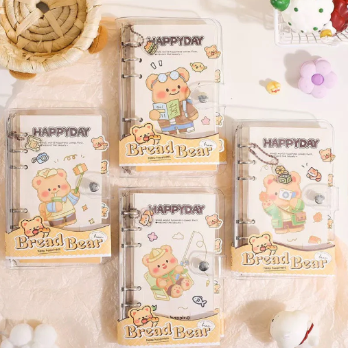 Happy Teddy Spiral Notebook