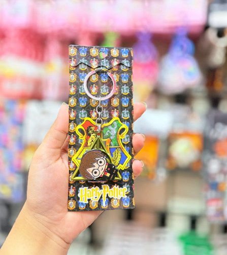 Hp Spinning Metal Keychain