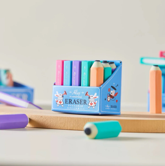 Book & Pencil Eraser Set