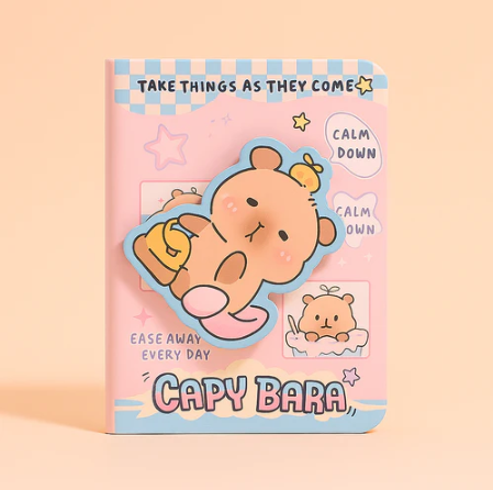 Mystic Capybara Notebook - Meditating