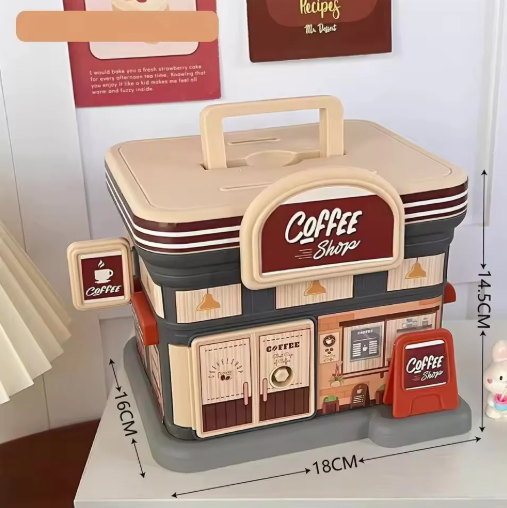 Coffee Shop Themed DIY Money Bank