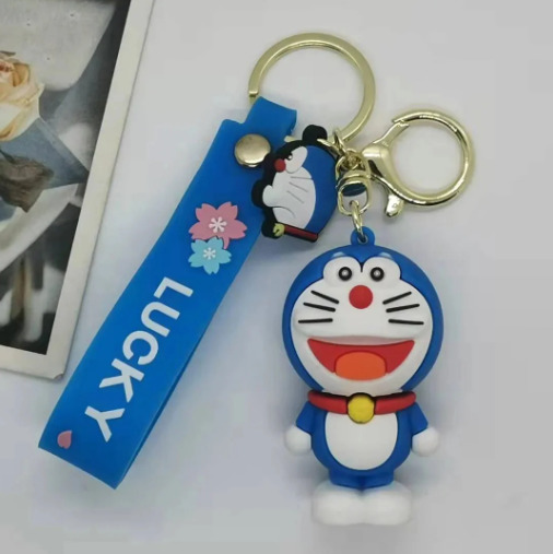 Doraemon Silicone Keychain