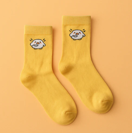 Yellow Duck Crew Socks