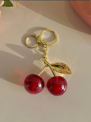 Cherry Bag Charm