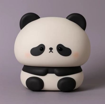 Big-Head Silicon Panda Night Lamp