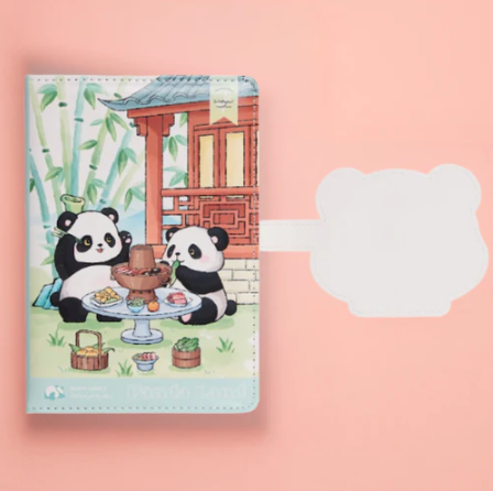 Panda Paradise Notebook - Tea House