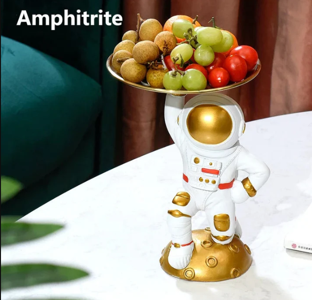 Astronaut With Brass Tray