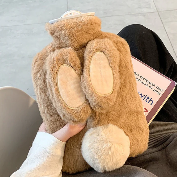 Bunny Ears Plush Hot Water Bag