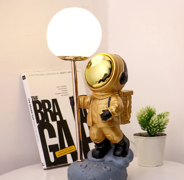 Astronaut Moon Lamp