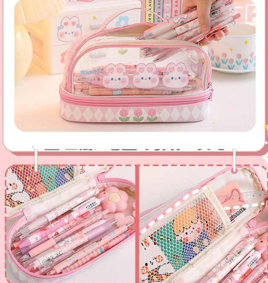 Bunny Kawaii Pencil Pouch