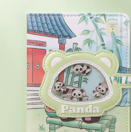 Panda Paradise Notebook - Bamboo Retreat