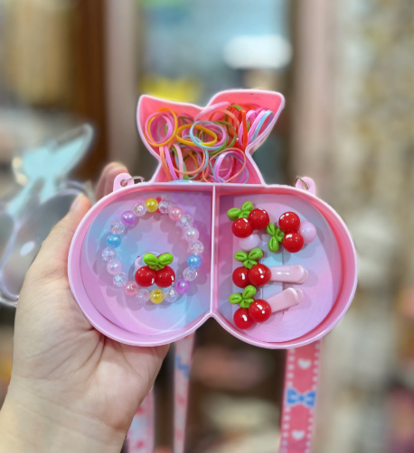 Cherry Korean Hair Accessory Kit