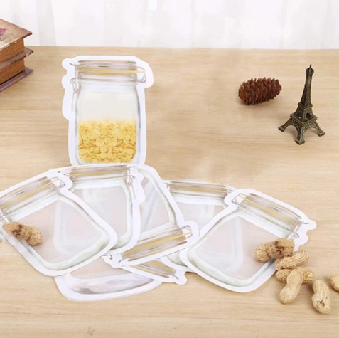Mason Jar Nut Bags