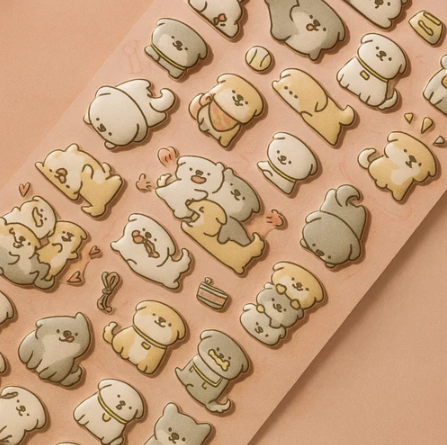 Lovely Sticker Sheet - Puppy