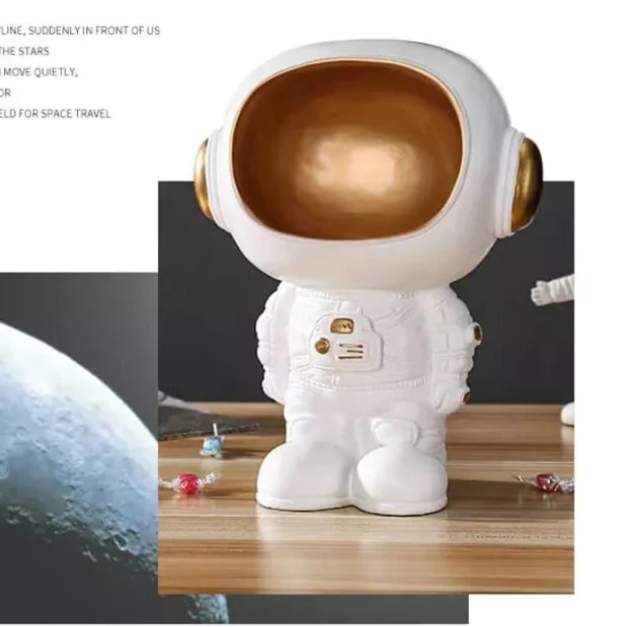 Resin Astronaut Artifact