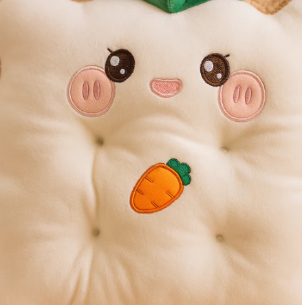 White Toastie Plushie Cushion