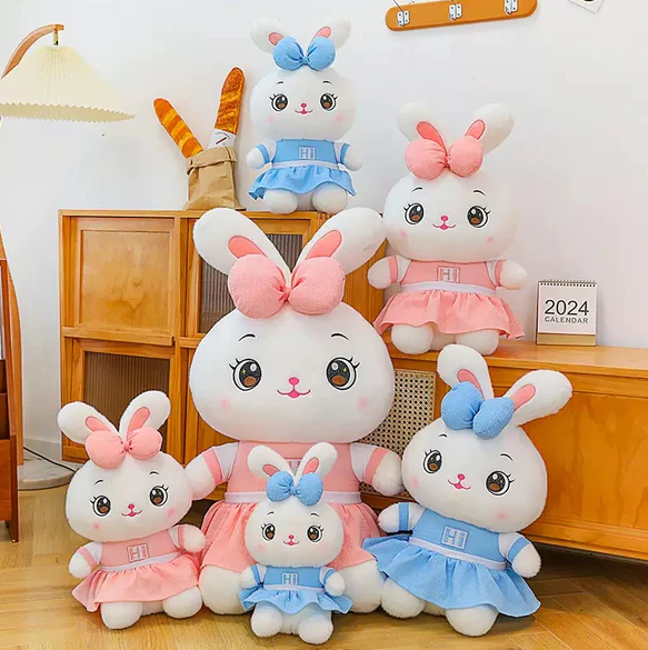 Cute bunny plush toy