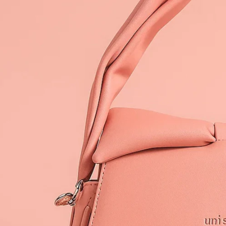 Puffed Bow Top Sling Bag