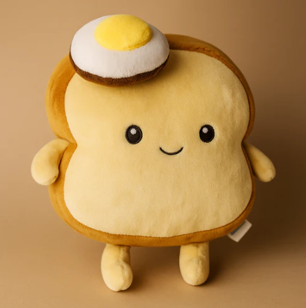 Egg Toastie Plushie (25cm)