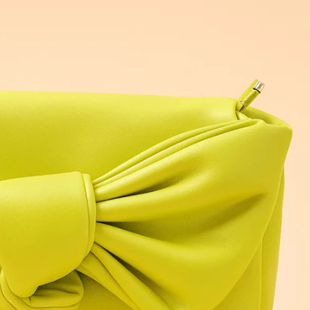 Knot Bow Sling Bag - Lime Green