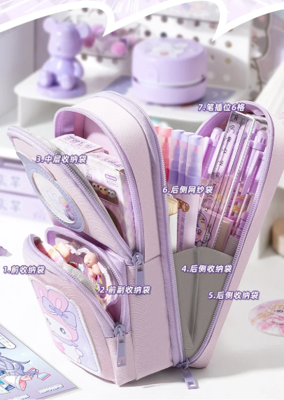 Cartoon Backpack Pencil Pouch