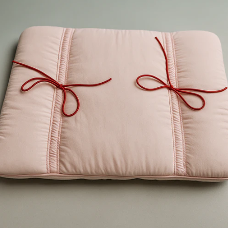 Pink Puffed Bow Laptop Sleeve