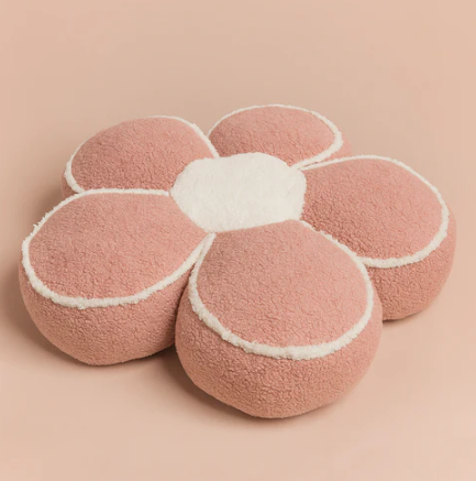 Soft Flower Pillow Pink