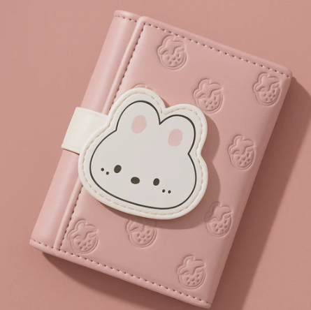 Pink 3D Bunny Wallet