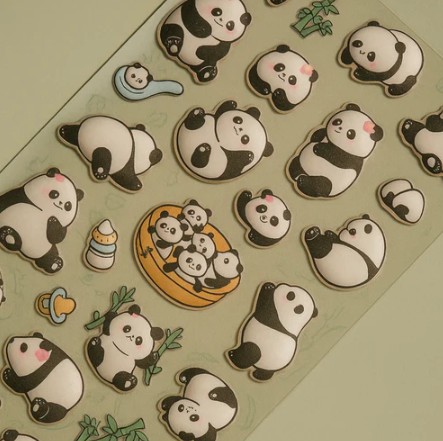 Lovely Sticker Sheet - Panda