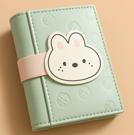 Green 3D Bunny Wallet