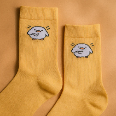 Yellow Duck Crew Socks