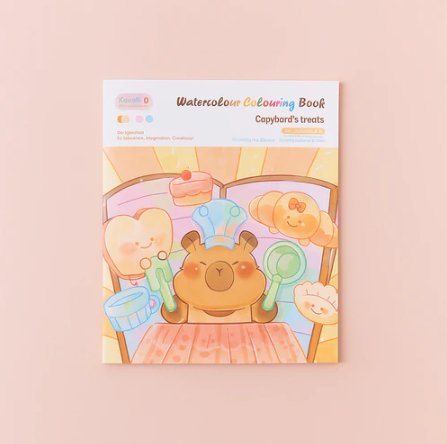 Capybara Coloring Book