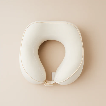 Yellow Memory Foam Neck Pillow