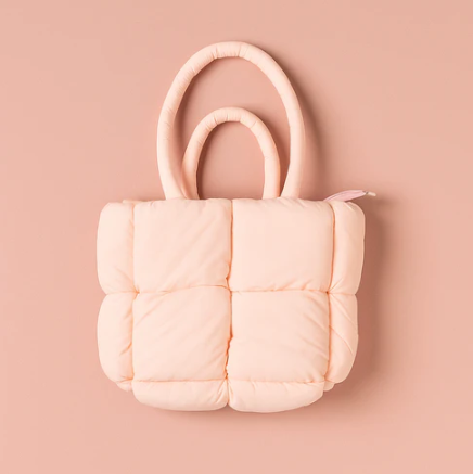 Puffed Tote Bag pink