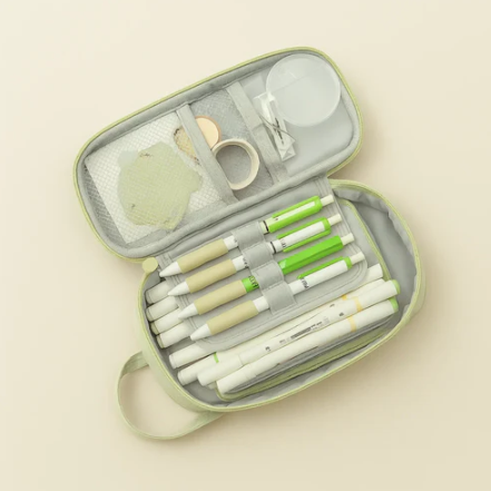 Panda Pencil Pouch - Green