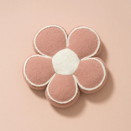 Soft Flower Pillow Pink