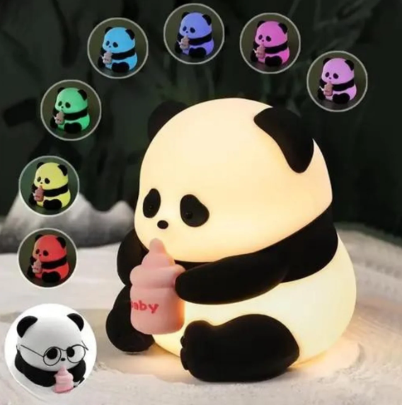 Baby Panda Silicone Night Lamp